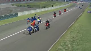 Valentino Rossi Crash Compilation 3  MotoGP 3 Game [upl. by Carn178]