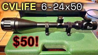 CVLIFE 624X50 Scope Unboxing amp Review  Red Green Illuminating [upl. by Patnode]