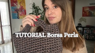 Tutorial Borsa Perla  Hobo Bag uncinetto per principianti  Macrè Bag [upl. by Aseen205]