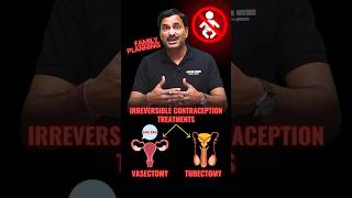 What is Vasectomy amp Tubectomy Irreversible Contraception Treatments Explained biology neet [upl. by Ignacia]