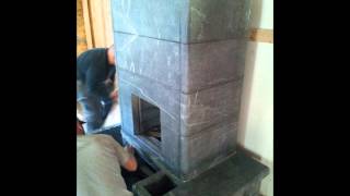 Greenstone Masonry Heater Installation [upl. by Obediah213]