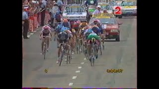 CYCLISME  TOUR DE FRANCE 1993  18 EME ETAPE  LE DERNIER KM AVEC LES COMMENTAIRES DU DIRECT [upl. by Klaus839]