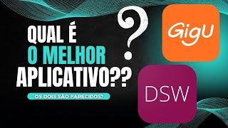 🟢  DSW ou GIgU  qual melhor app de CÁLCULO DE GANHOS [upl. by Marilla437]