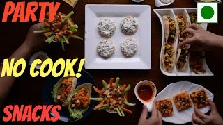 6 PARTY SNACKS IDEAS  No Cook Party Snack Ideas DIY Easy Party Snack Recipe [upl. by Notsirt]