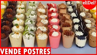 10 POSTRES Con 3 Ingredientes Sin HORNO para VENDER postres Muy RENTABLES [upl. by Sellma978]