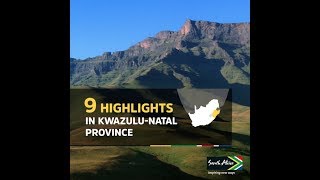 9 Highlights in South Africas KwaZuluNatal Province [upl. by Armalda918]