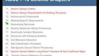 ASCE 710 Seismic Design Provisions [upl. by Aneala]