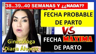 ¿HASTA CUANDO PUEDE LLEGAR UN EMBARAZO ¿RIESGOS por GINECOLOGA DIANA ALVAREZ [upl. by Calvert]