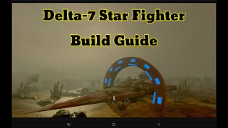 How To Build A Delta7 Star Fighter With Optional Hyperdrive Starfield Ship Build Guide [upl. by Aihsilat]