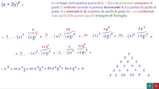 Il Triangolo di tartaglia e la potenza di un binomio  Teoria ed esempi  Videolezione completissima [upl. by Ann]