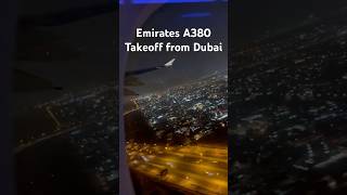 Timelapse of Emirates A380 Takeoff from Dubai International Airport timelapse dubai emirates [upl. by Issy]