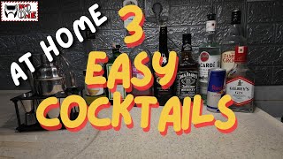 3 easy cocktails to make at home [upl. by Atener]