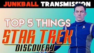 Top 5 Best Things in Star Trek Discovery [upl. by Annaynek296]