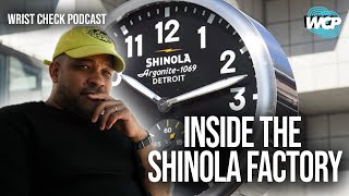 Inside the Shinola Factory Exclusive Watch Tour in Detroit  Wrist Check Podcast [upl. by Essam500]