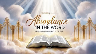 Abundance in the Word Understanding Prosperity in the Bible [upl. by Weaver]