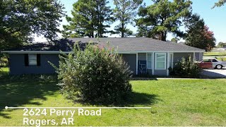 2624 Perry Road Rogers AR [upl. by Eninnej728]