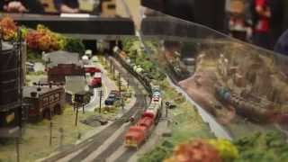 Northampton Model Railway Show 3rd May 2014 HD [upl. by Tanaka705]