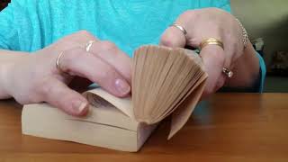 Book Pedestal Tutorial DIY Home Decor 5092018 [upl. by Akemahc]