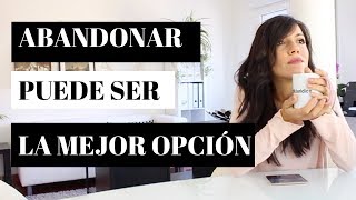 CUANDO ABANDONAR ES TU MEJOR OPCIÓN CAFÉJURÍDICO [upl. by Calysta]