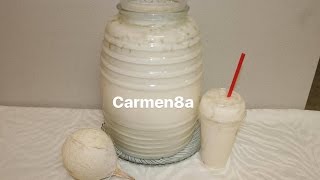 Agua Fresca de Horchata con Coco para Negocio [upl. by Kazimir]