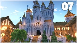 Minecraft How to Build a Medieval Castle  Huge Medieval Castle Tutorial  Part 7 [upl. by Nerro]