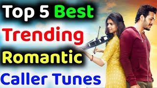 Top 5 Romantic Trending Jio Caller Tunes  Best Caller Tune Songs Hindi  Best Jio Caller Tune Song [upl. by Balcke]