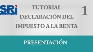 Tutorial DECLARACIÓN del IMPUESTO a la RENTA [upl. by Dnomaid]