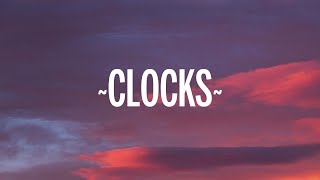 Coldplay  Clocks Lyrics [upl. by Robbins]