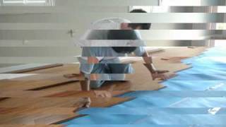 Armstrong Grand Illusions Afzelia Laminate Installationwmv [upl. by Aihtibat842]