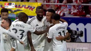 EDER MILITAO GOAL  ATLETICO MADRID VS REAL MADRID [upl. by Adihahs145]