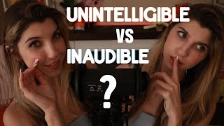 I finally tried quotUnintelligiblequot Whispers always did Inaudible ASMR [upl. by Nivla]