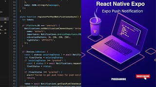 Expo Push notification expo pushnotifications [upl. by Kimitri]