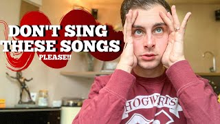 PLEASE DONT SING THESE SONGS  10 most OVERDONE MALE musical theatre audition songs in 2020 [upl. by Tdnaltroc562]