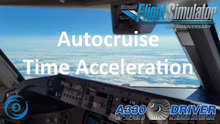 PMDG 777 Tutorial Autocruise and Time Acceleration  Real Airline Pilot [upl. by Beilul]