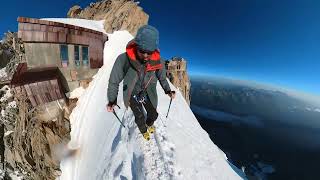 Aiguille du Midi  Passage de la crète [upl. by Arries483]