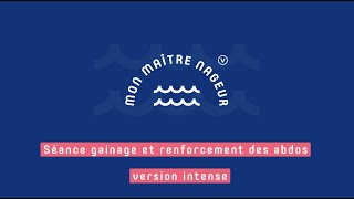 30 min intense AQUAGYM by Mon Maître Nageur  Gainage et Abdos 7 [upl. by Daraj677]