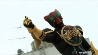 Kamen Rider OOO Debut OST from Kamen Rider W Forever [upl. by Meuse]