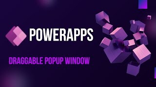 PowerApps Draggable Pop up Screen [upl. by Ehr910]