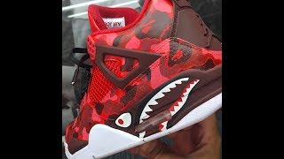 HOW TO Make Custom Bape Jordan 4s Tutorial [upl. by Tracey]