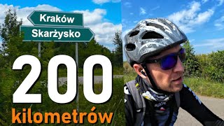 200 km na rowerze  Kraków  SkarżyskoKamienna [upl. by Enyamrahs]