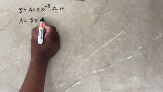 16The resistivity of potentiometer wire is 40x108 Ω m and its area of cross section is 8×106 m² [upl. by Esom459]