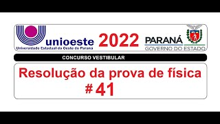 FÍSICA–UNIOESTE –2022– Questão41 As lentes são componentes essenciais de vários dispositivos presen [upl. by Bellaude]