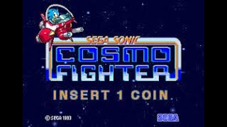 SegaSonic Cosmo Fighter Arcade Playthrough [upl. by Aleuname]