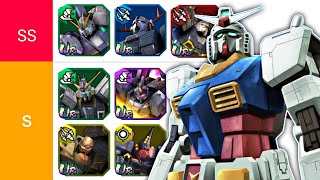 MOBILE SUIT GUNDAM UC ENGAGE  TIER LIST amp REROLL GUIDE New GUNDAM GAME [upl. by Vieva]