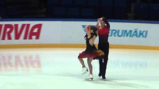 01112 Finlandia Trophy 2015 Laurence FOURNIER BEAUDRY  Nikolaj SORENSEN SD FinTrophy15 [upl. by Lemieux]