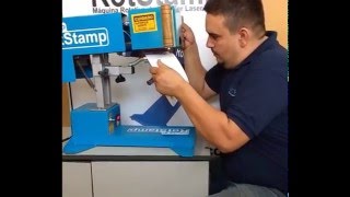 RotStamp  Transfer em Plásticos  Estampando Tigela [upl. by Nirmak]