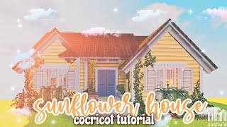 🌻SunFlower House Tutorial ✧ Cocricot read the description box [upl. by Nek380]