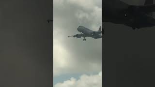 Allegiant Airlines A320 landing at St Pete Clearwater Intl Airport tampa avaition avgeek shorts [upl. by Neyu]