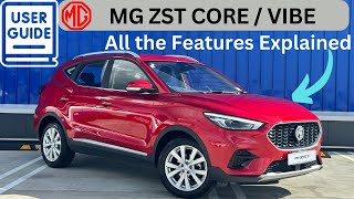 MG ZST CORE  VIBE 15L Complete Owners Manual Handover Walkthrough 2020 to 2024 [upl. by Llennyl]