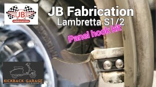 JB Fabrication panel hook kit fitting kickbackgarage lambretta [upl. by Iggem]